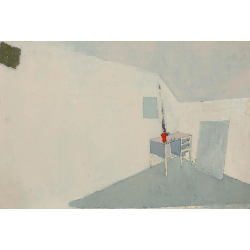 Huile moderniste du 20th Century - Studio A Space - Painting de Unknown