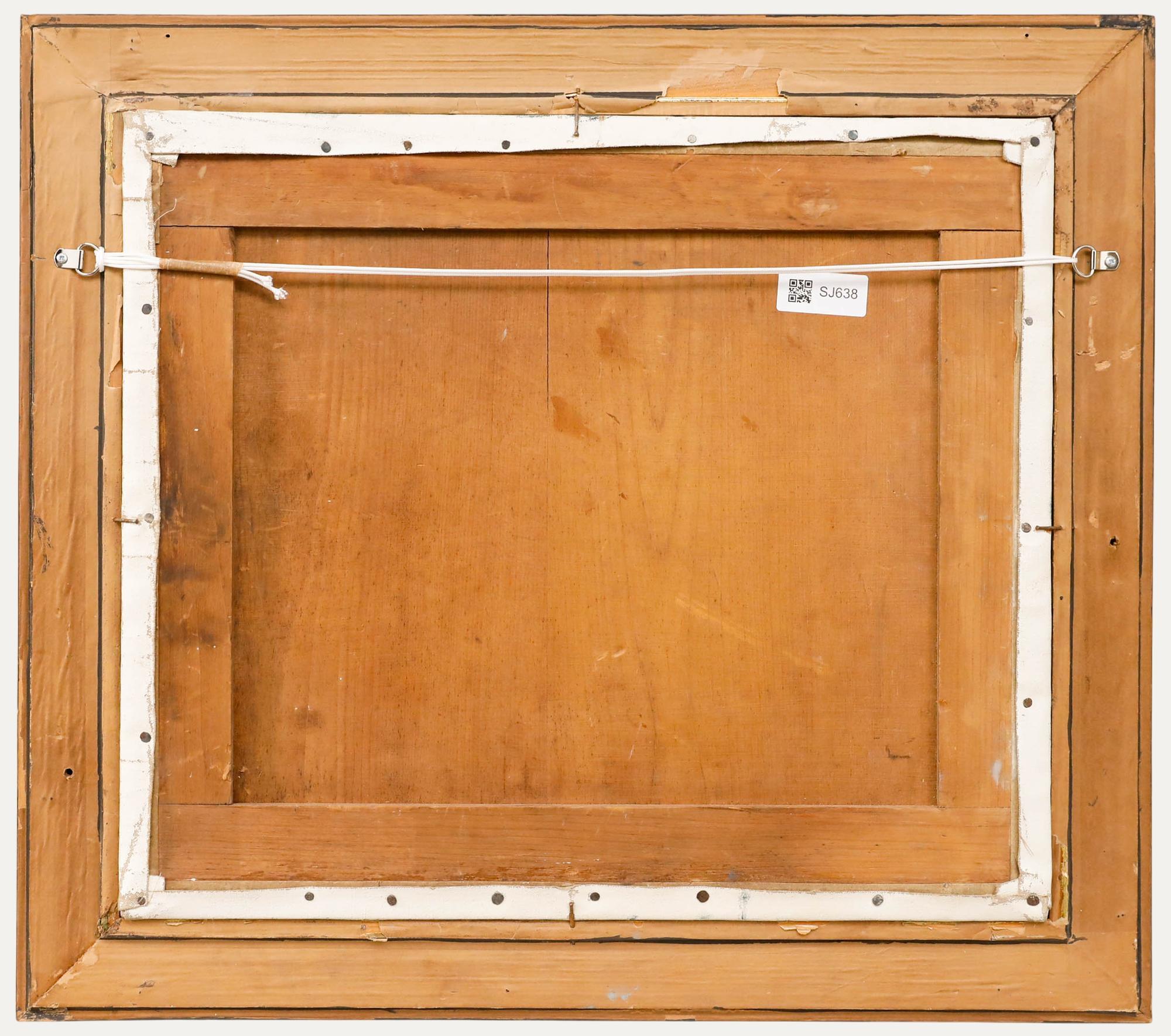 Modernistisches Öl des 20. Jahrhunderts - Tee und Whisky (Grau), Still-Life Painting, von Unknown