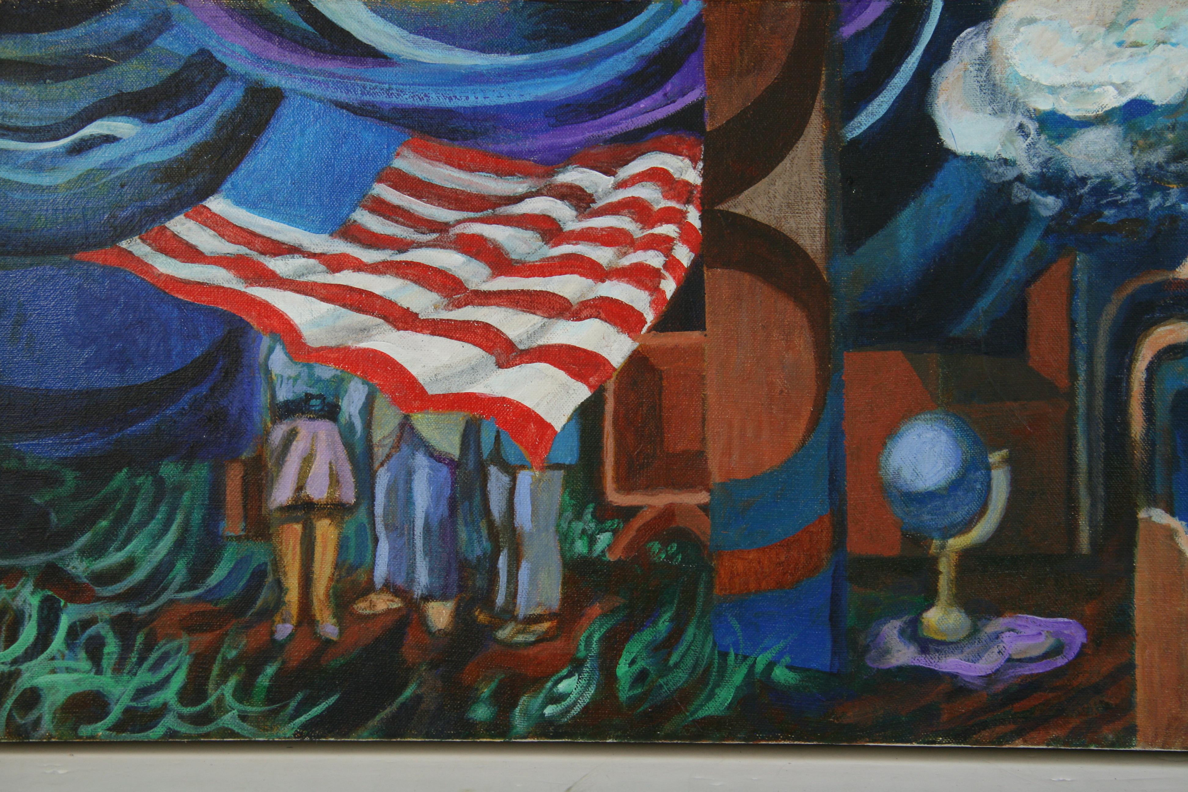 Peinture expressionniste moderniste 