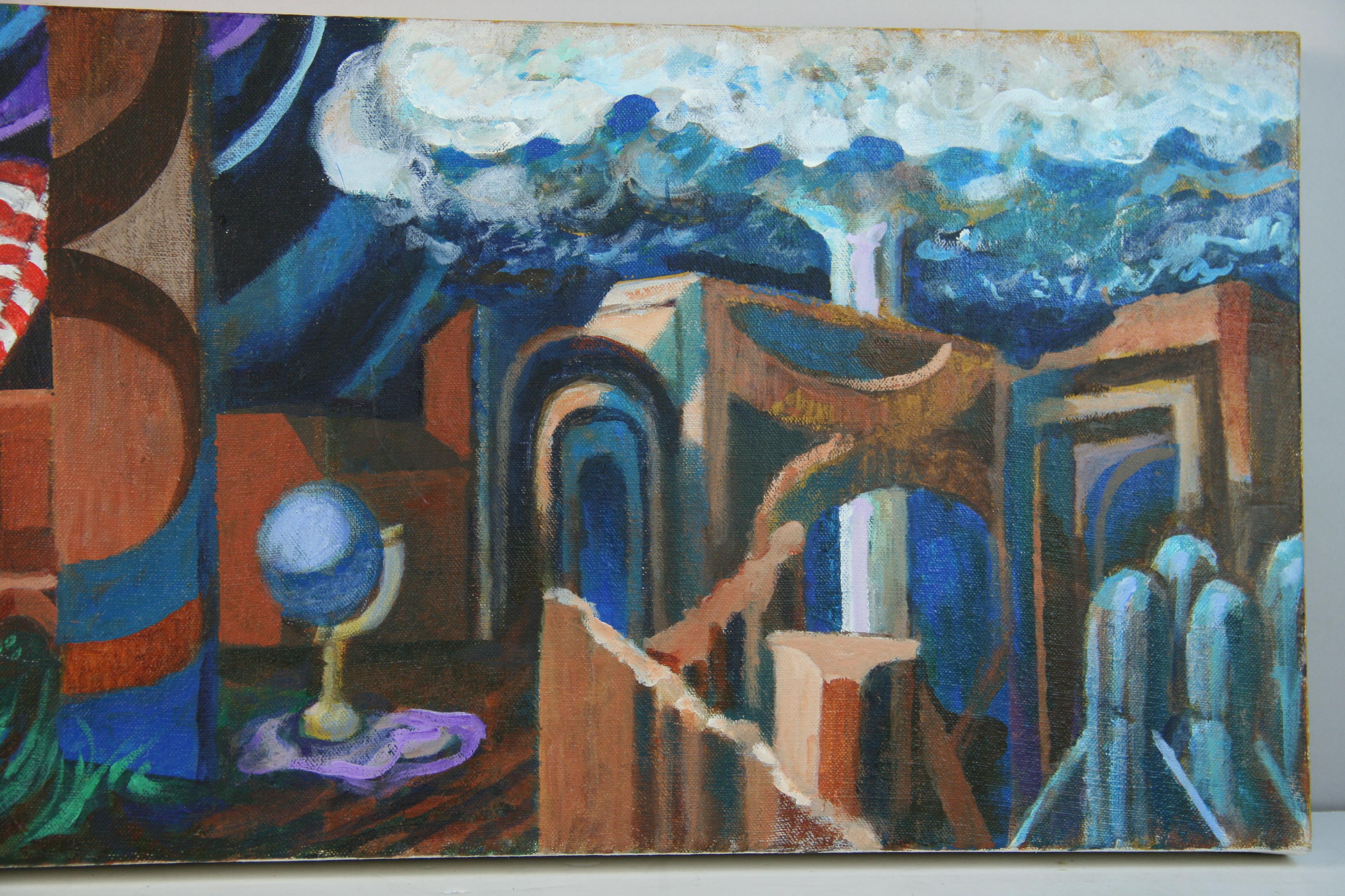 6043 Peinture expressionniste de Newton Meyers 