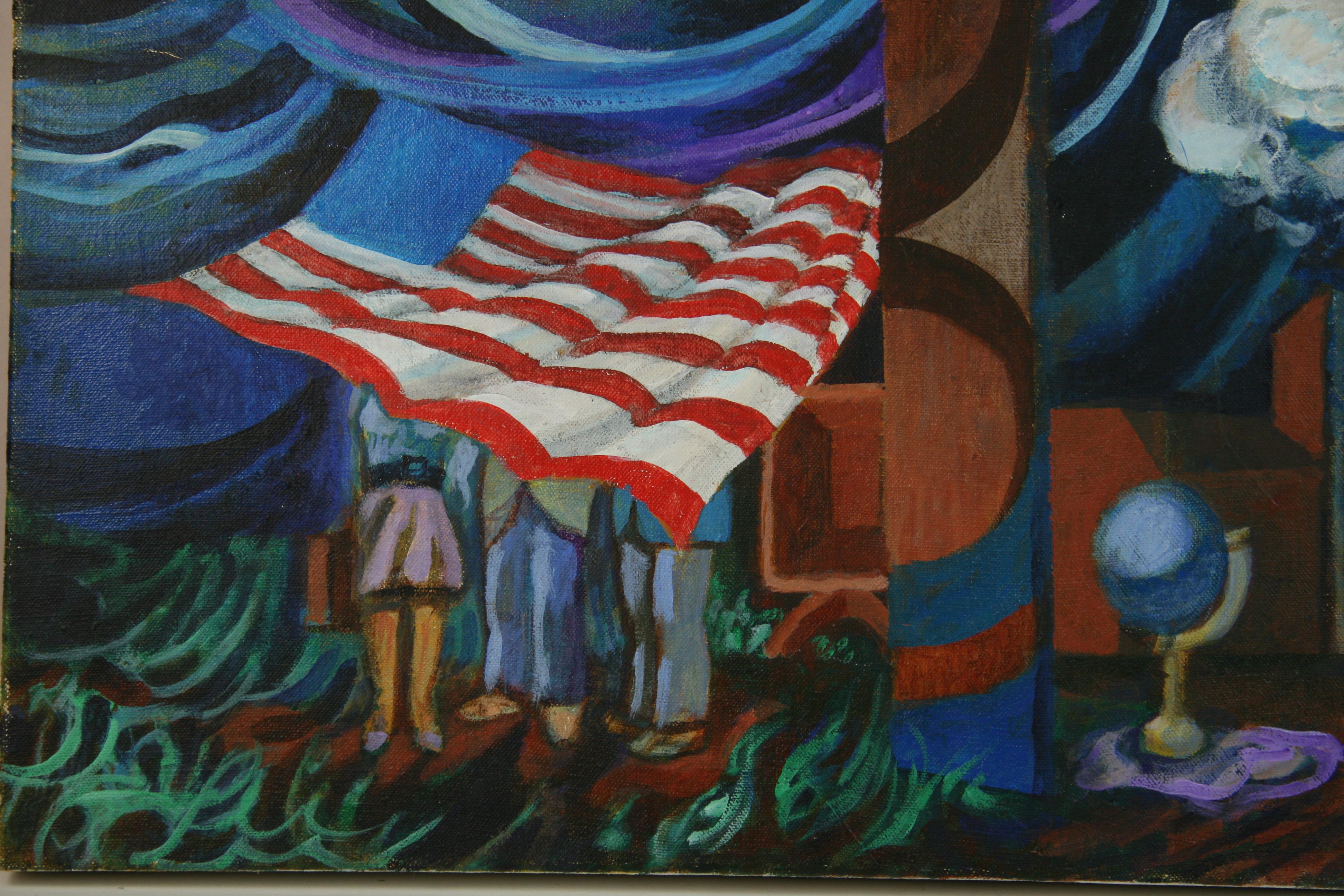 Peinture expressionniste moderniste 