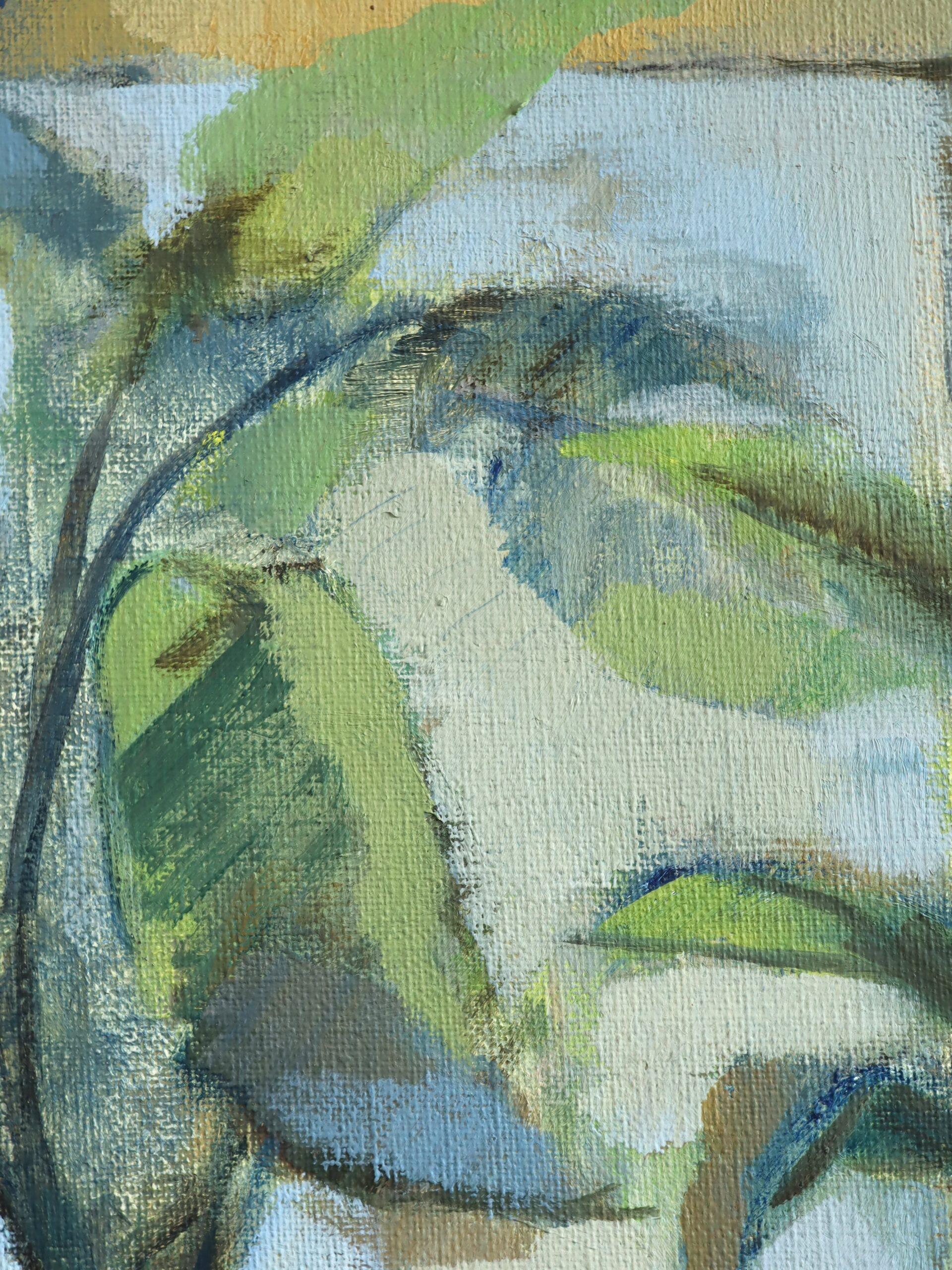 Nature morte suédoise moderniste expressive - Appui de fenêtre ensoleillé en vente 7