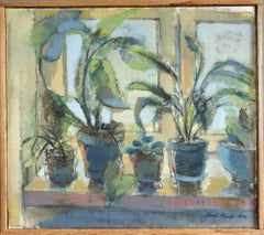 Nature morte suédoise moderniste expressive - Appui de fenêtre ensoleillé