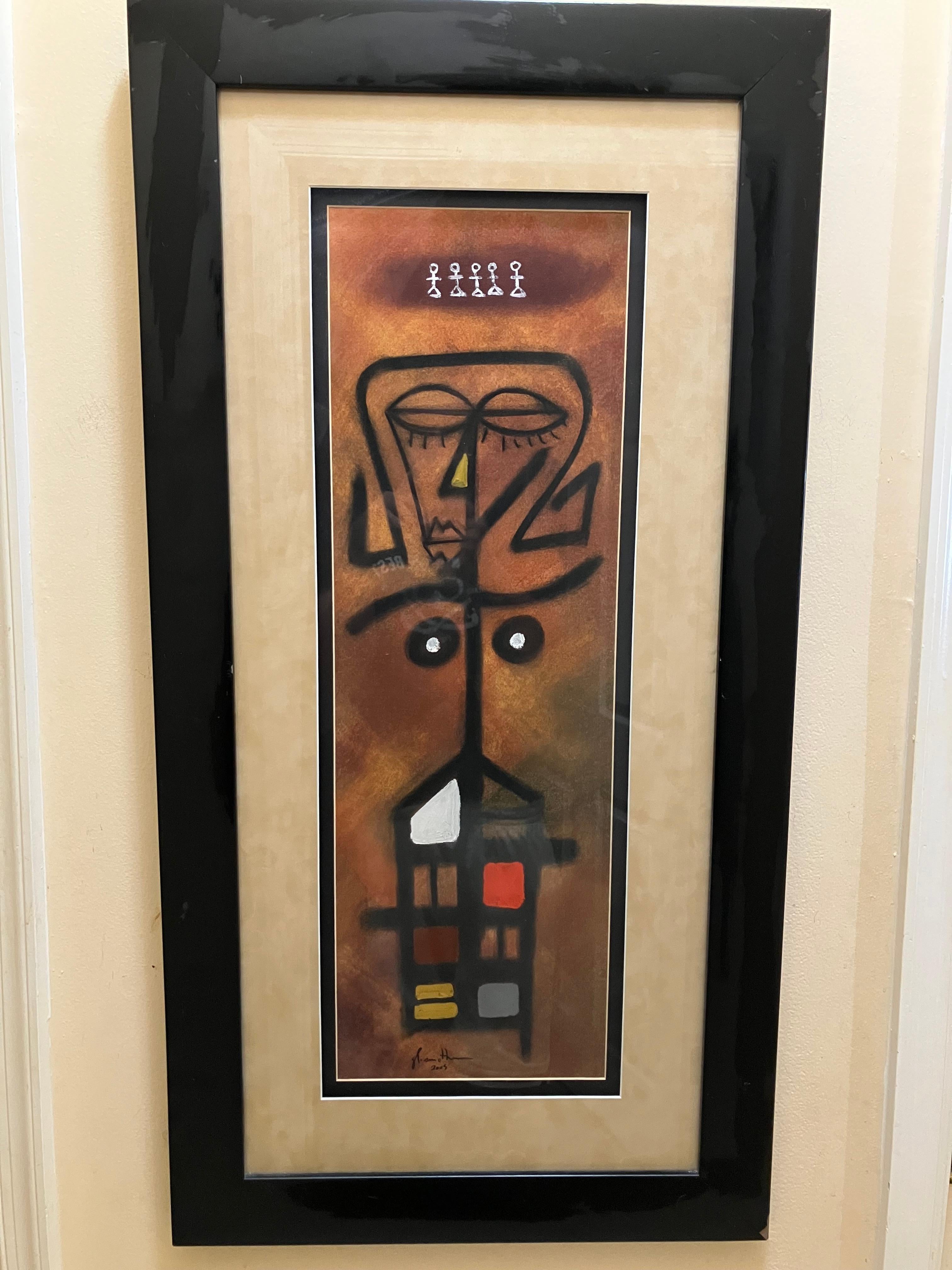 Modernistischer Akt – Painting von Unknown