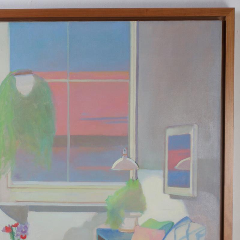 Quadro modernista olio su tela di Leatrice Rose - Painting American Modern di Unknown