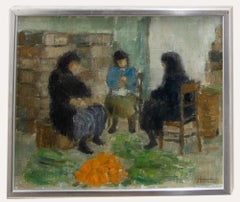 Mona Ridderstad Cedergren (b.1935) - 20th Century Oil, Cypriot Women
