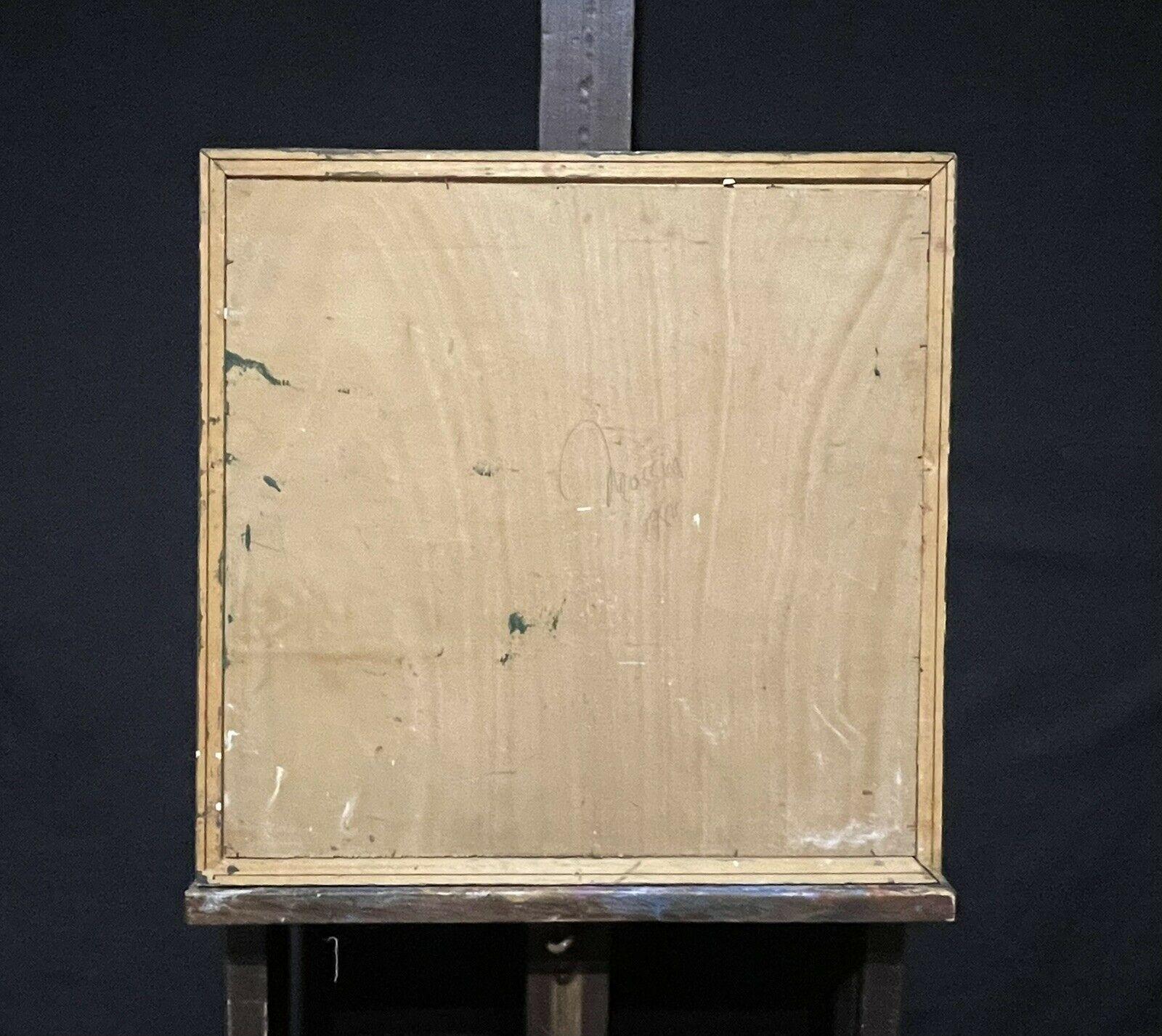 Estanque de nenúfares de Monet Puente japonés de Giverny, Óleo impresionista francés vintage en venta 1