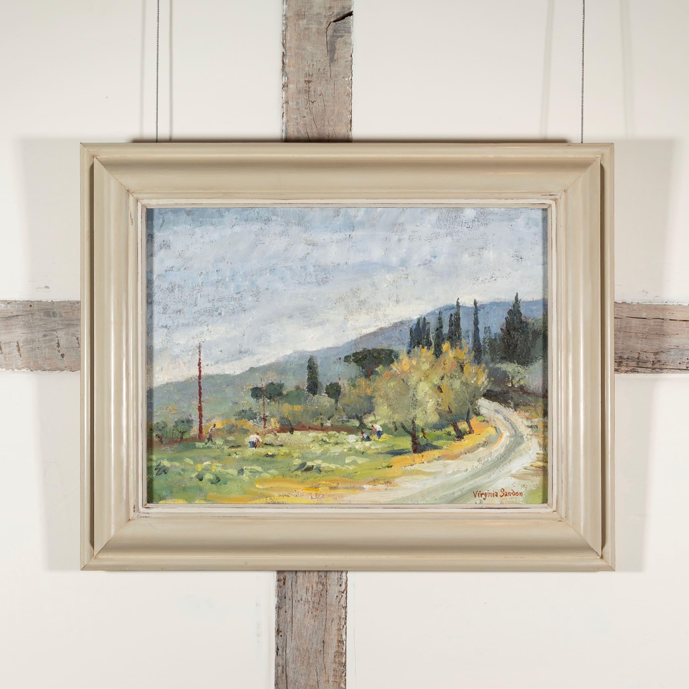 Monte CIRCA (paysage italien, Toscane), peinture à l'huile sur toile, circa 1970

Informations complémentaires :
Médium : Huile sur toile
30 x 40 cm
11 3/4 x 15 3/4 in
Signé