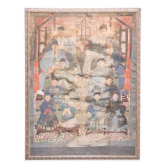 Monumental Chinese Ancestor Portrait, c. 1900