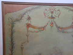 Monumental Singerie 18th Century Whimsical Painting