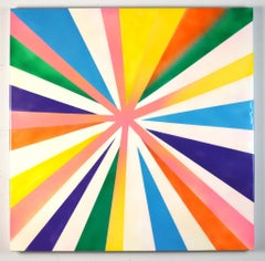 Moonflower, Acrylic on Canvas Painting by Alex Blau, 2014