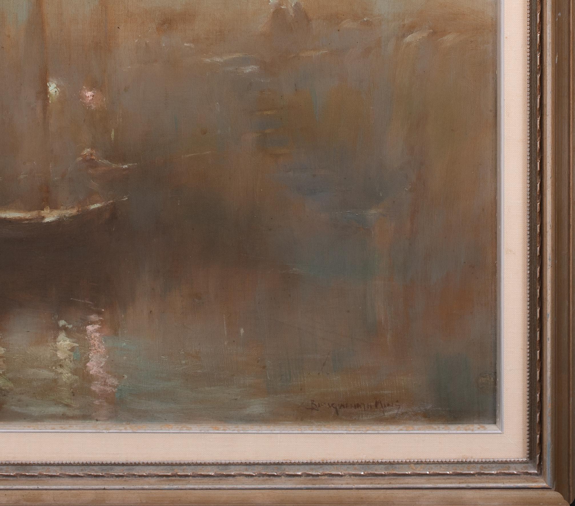 Harbour Moonlit, St Ives, Cornouailles, 19e siècle par BARAGWANATH KING (1864-1949) 6