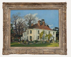Used Moore - Framed Mid 20th Century Oil, The White Manor House