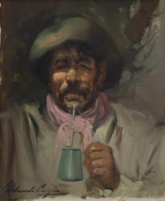 Morando Luque (b.1915) - 20th Century Oil, Gaucho