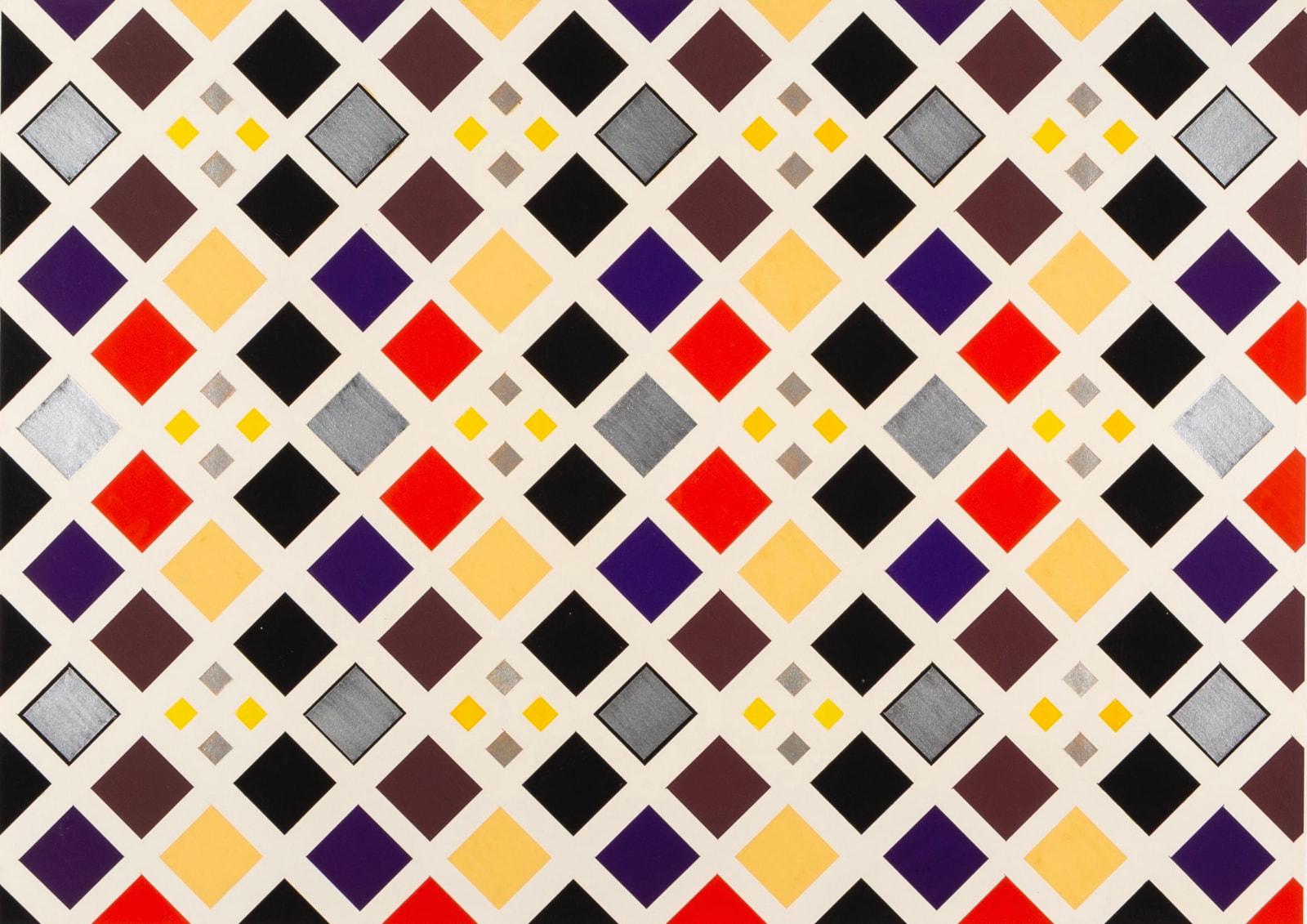 Abstract Painting di Theodore Mendez  - Mosaico I di Theo Mendez