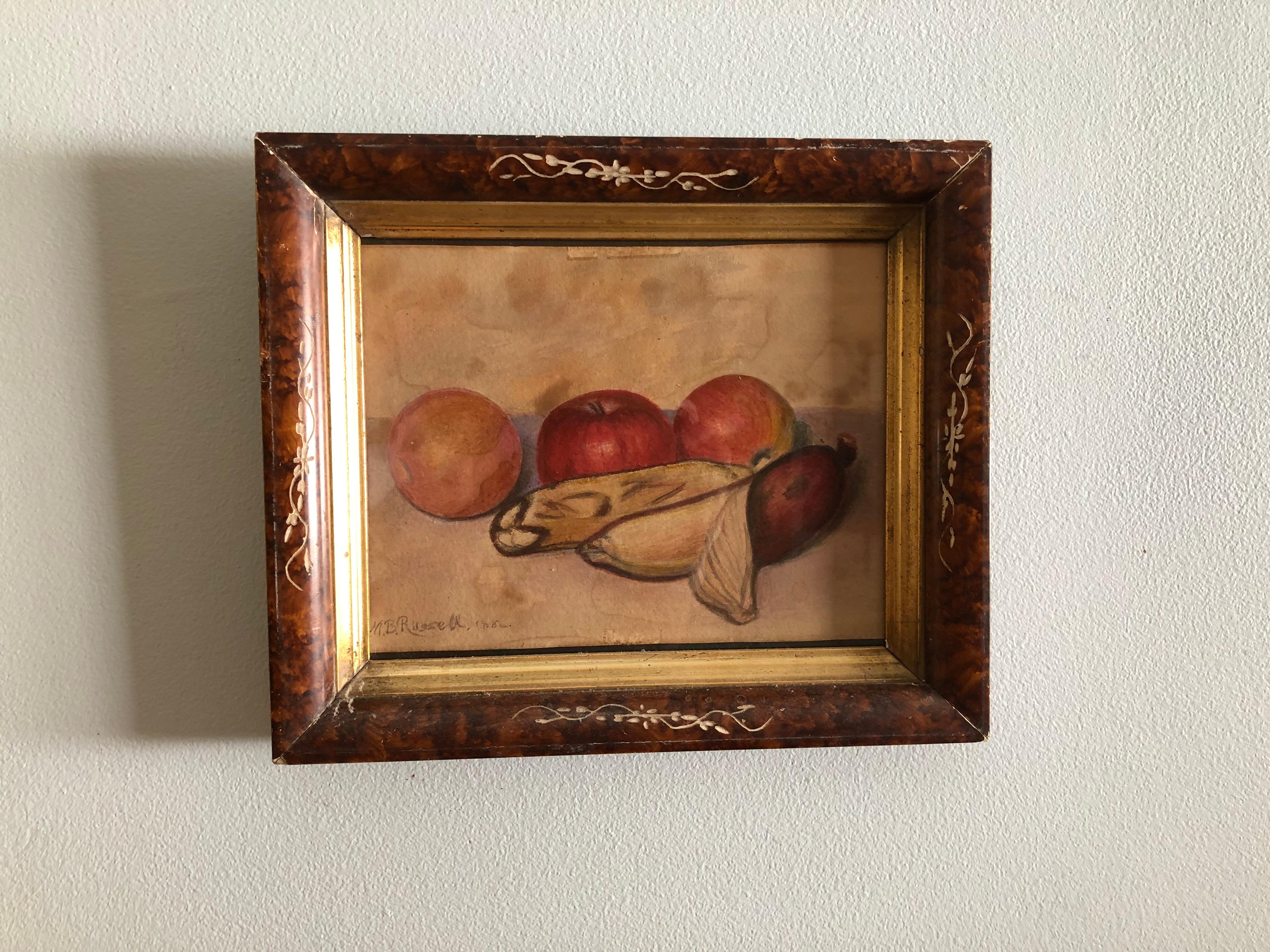 Moses B Russell 19. Jahrhundert Stillleben (Realismus), Painting, von Unknown