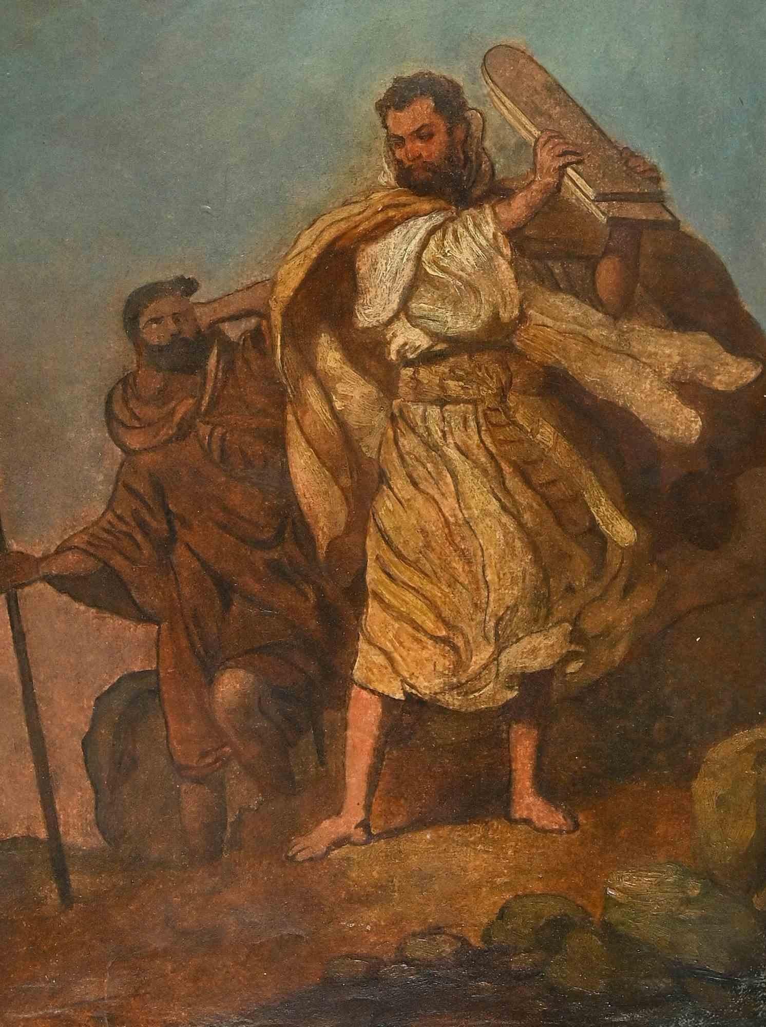 Moses – Ölgemälde – Anfang des 20. Jahrhunderts 