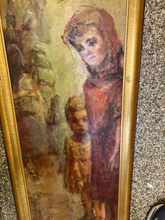 Mother and child painting by Muller