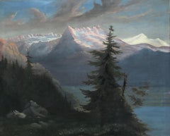 Antique Mountain landscape