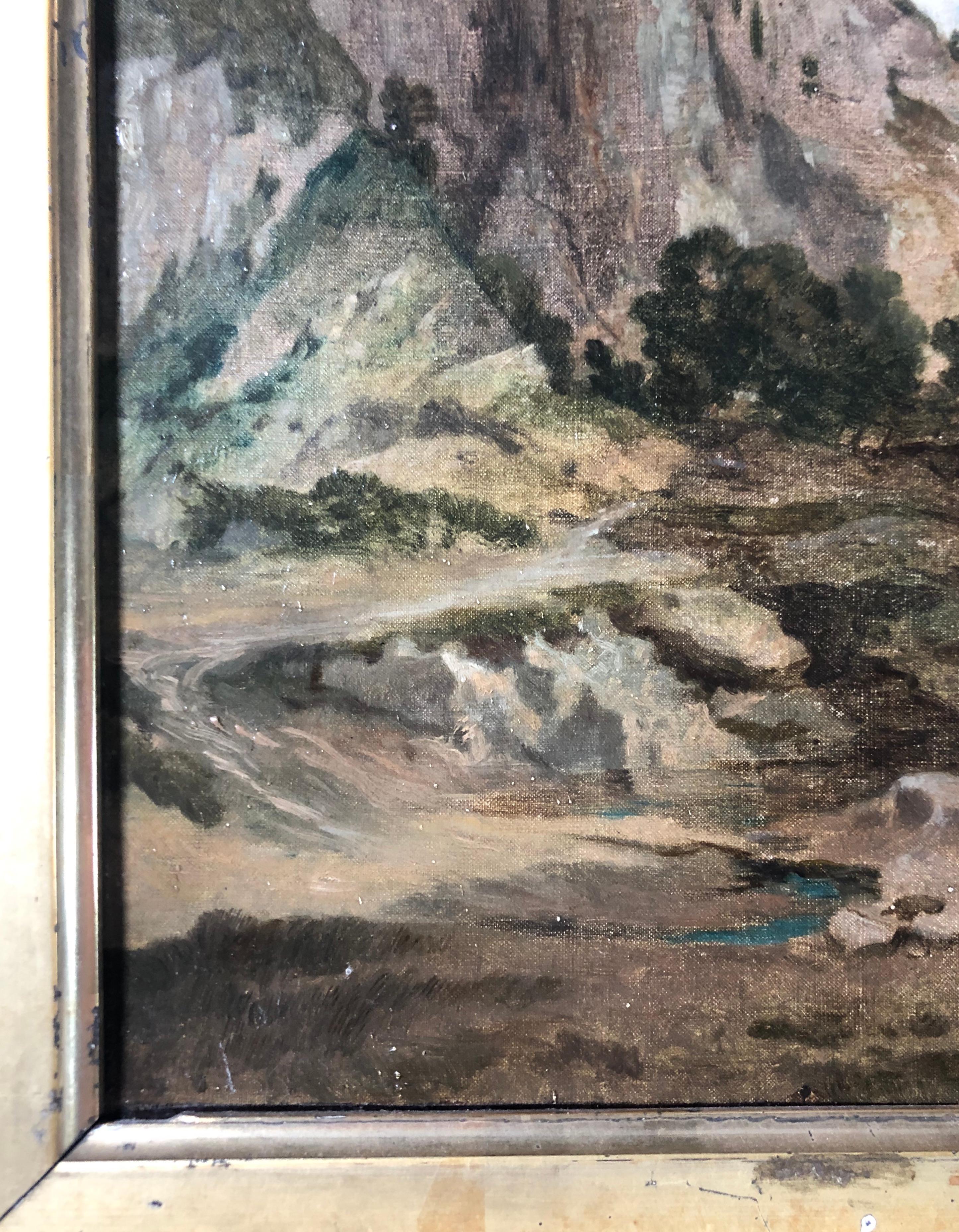 Paisaje de montaña, Firma para identificar 4