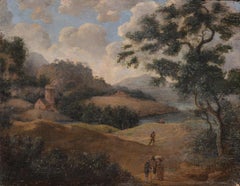Mountain View Baroque Capriccio Landscape 17th century Oil Painting Old Master