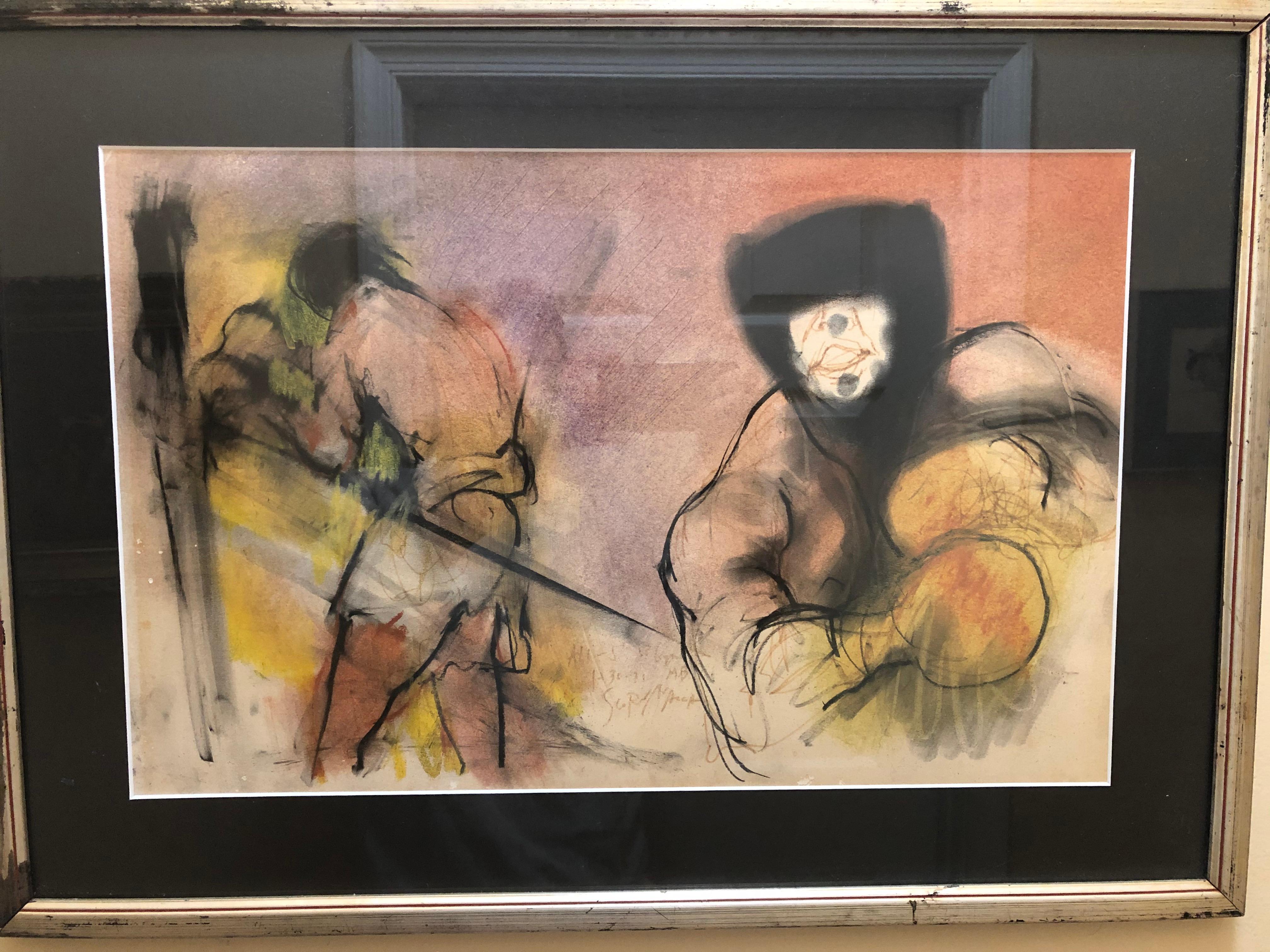 Unknown Figurative Painting - Muhammad Ali 5th Street Gym Painting