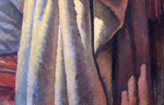 Music Festival, Folk Art Oil on Canvas Painting by Jalal Gharbi