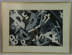 Mon nom en lettres noires et blanches par Deidra