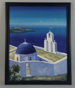 Mykonos Griechenland Meeresansicht, Öl-Landschaft
