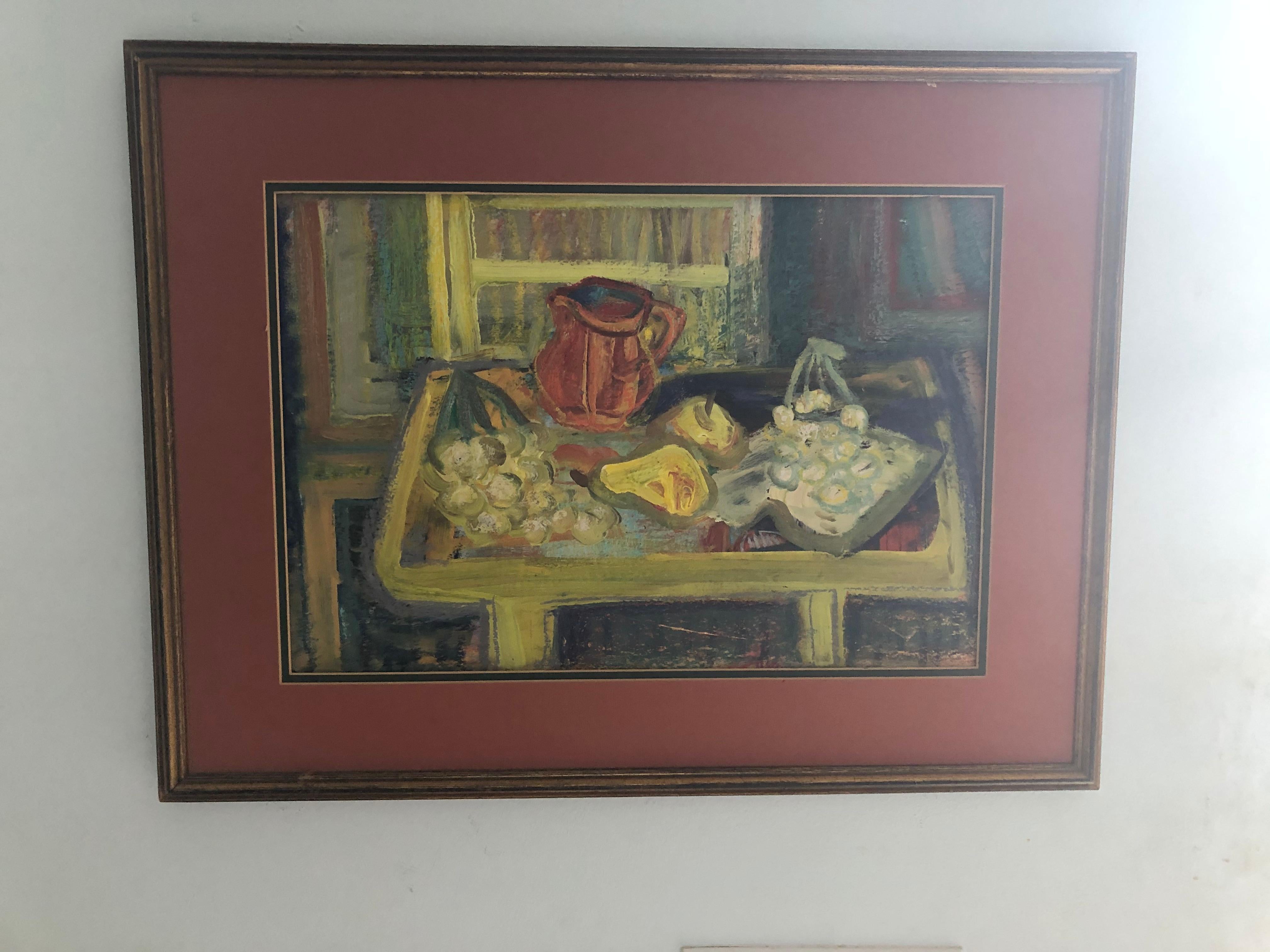Mystère Nature morte du début au milieu du 20e siècle - Impressionnisme Painting par Unknown
