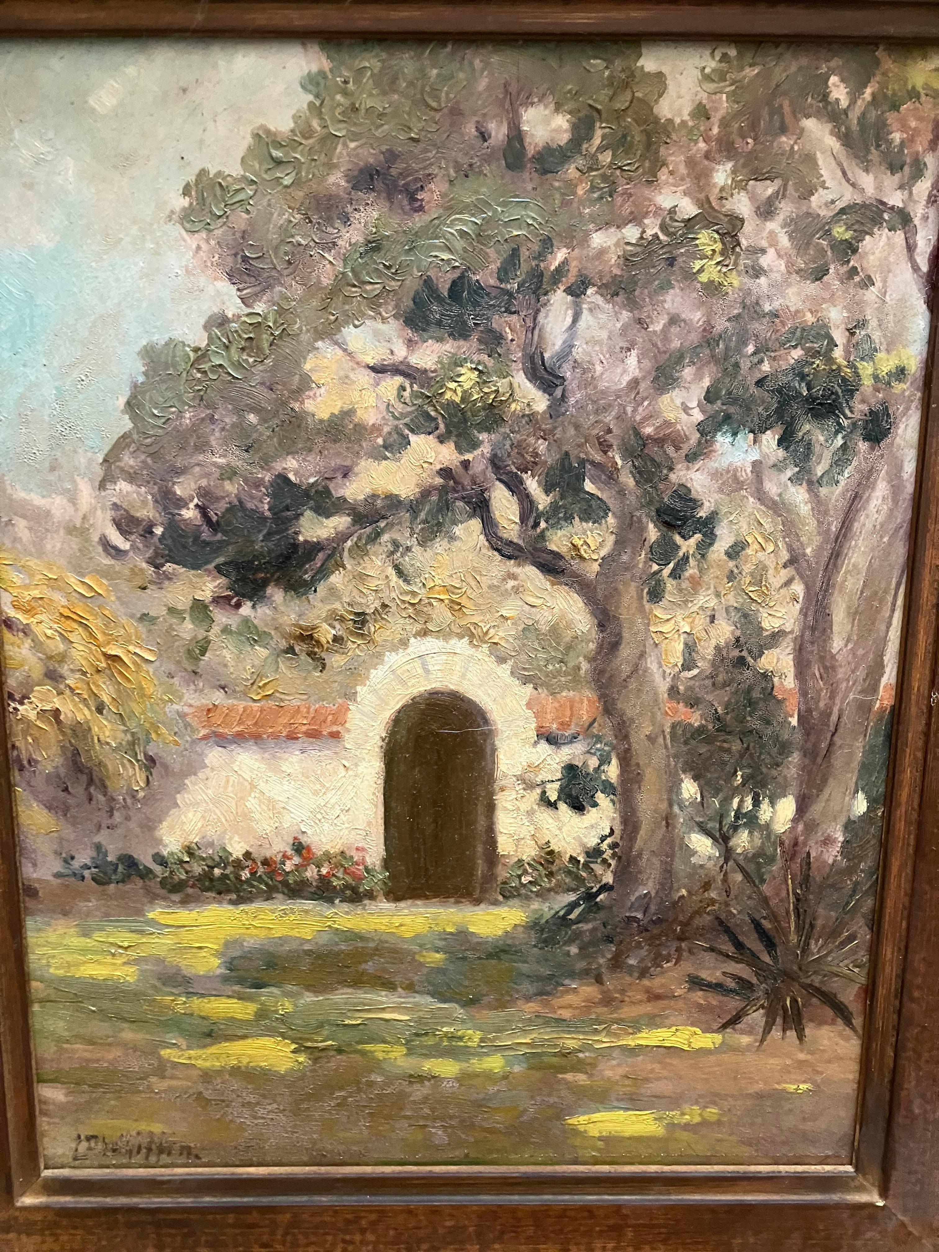 Pittura misteriosa firmata - Painting Impressionismo di Unknown
