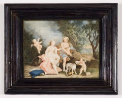 Scena mitologica - Olio su tavola - 18° secolo