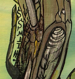 Naive Abstract Landscape Folk Art