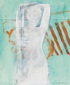 Naomi Frears (geb. 1963) - 20. Jahrhundert Acryl, Lebensstudie I