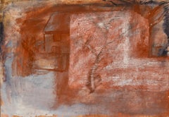 Naomi Frears (geb. 1963) - 20. Jahrhundert Acryl, Das Landhaus