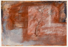 Naomi Frears (geb. 1963) - 20. Jahrhundert Acryl, Das Landhaus