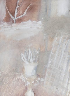 Naomi Frears (geb. 1963) - 20. Jahrhundert Acryl, Der Garten