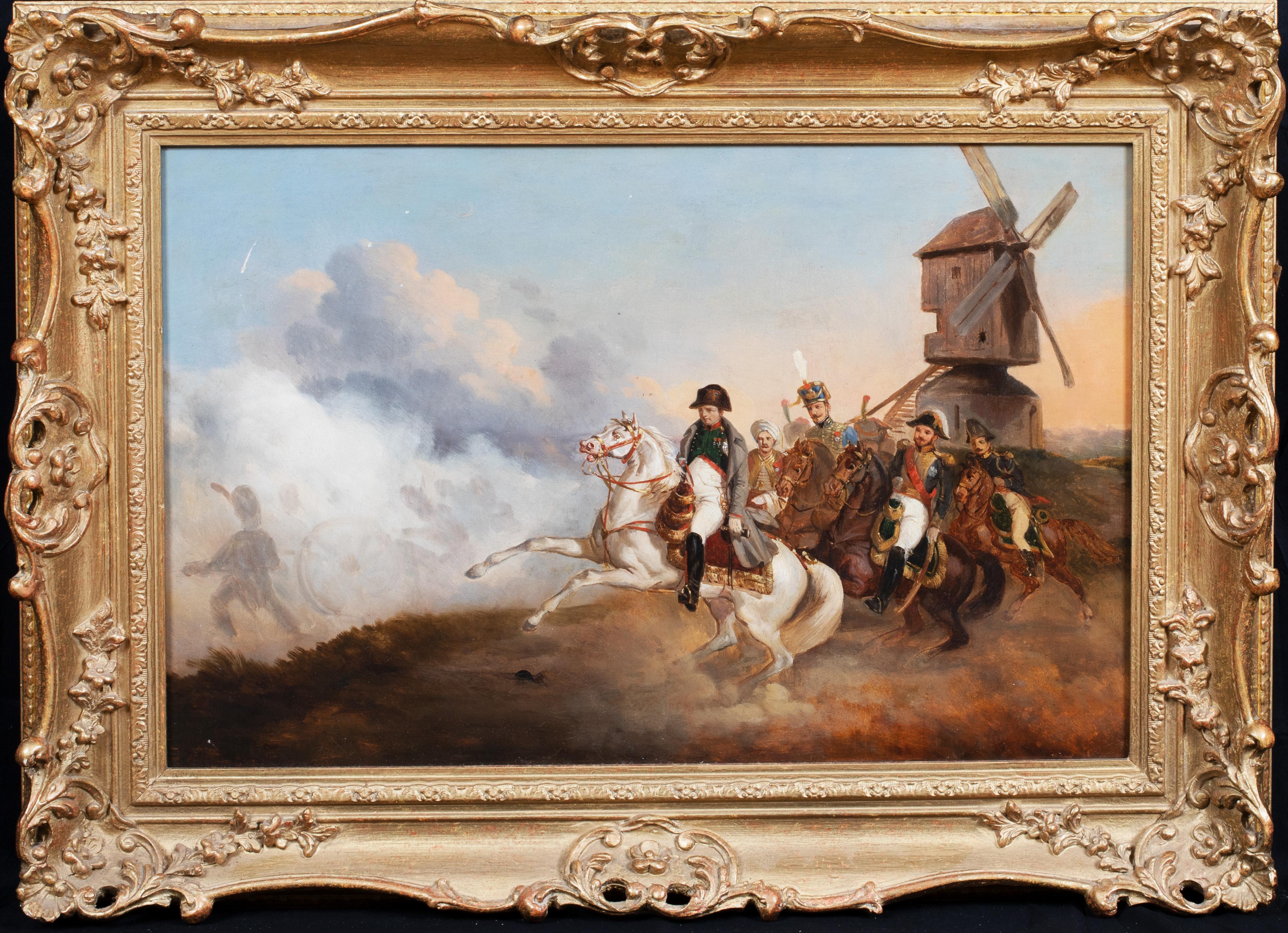 Napoleon At The Battle Of Ligny (1815), 19th Century  - Painting by Unknown