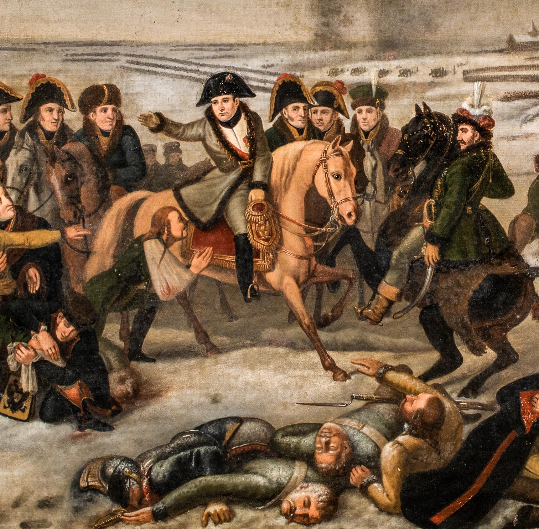Retraite de Napoléon de Russie, 19e siècle  Grandes guerres napoléoniennes en vente 1