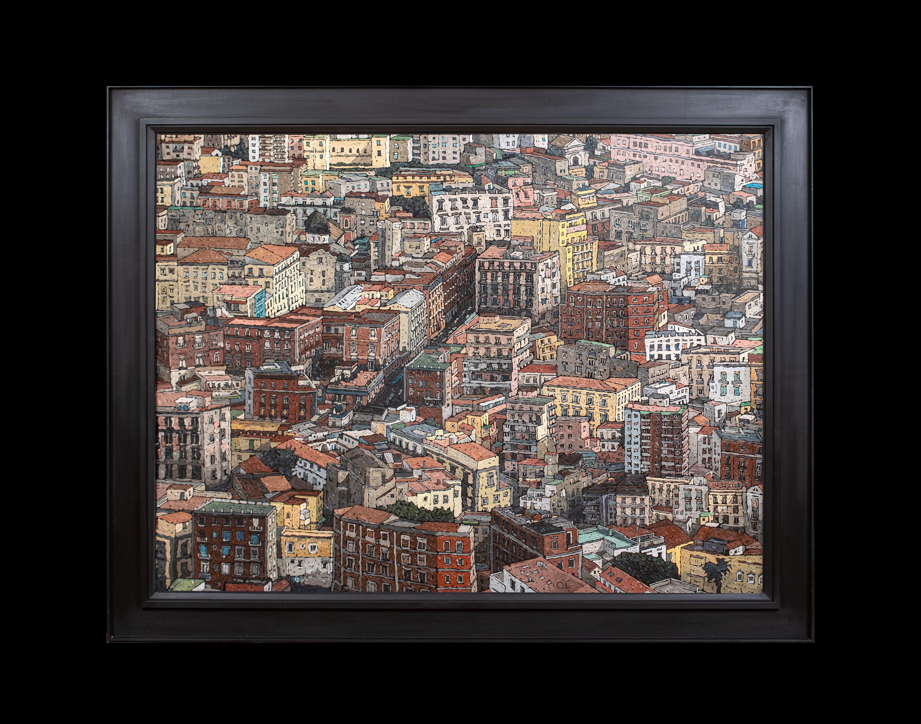 Neapel, 20. Jahrhundert  von Olivier Lavorel (Frankreich, 1955) – Painting von Unknown