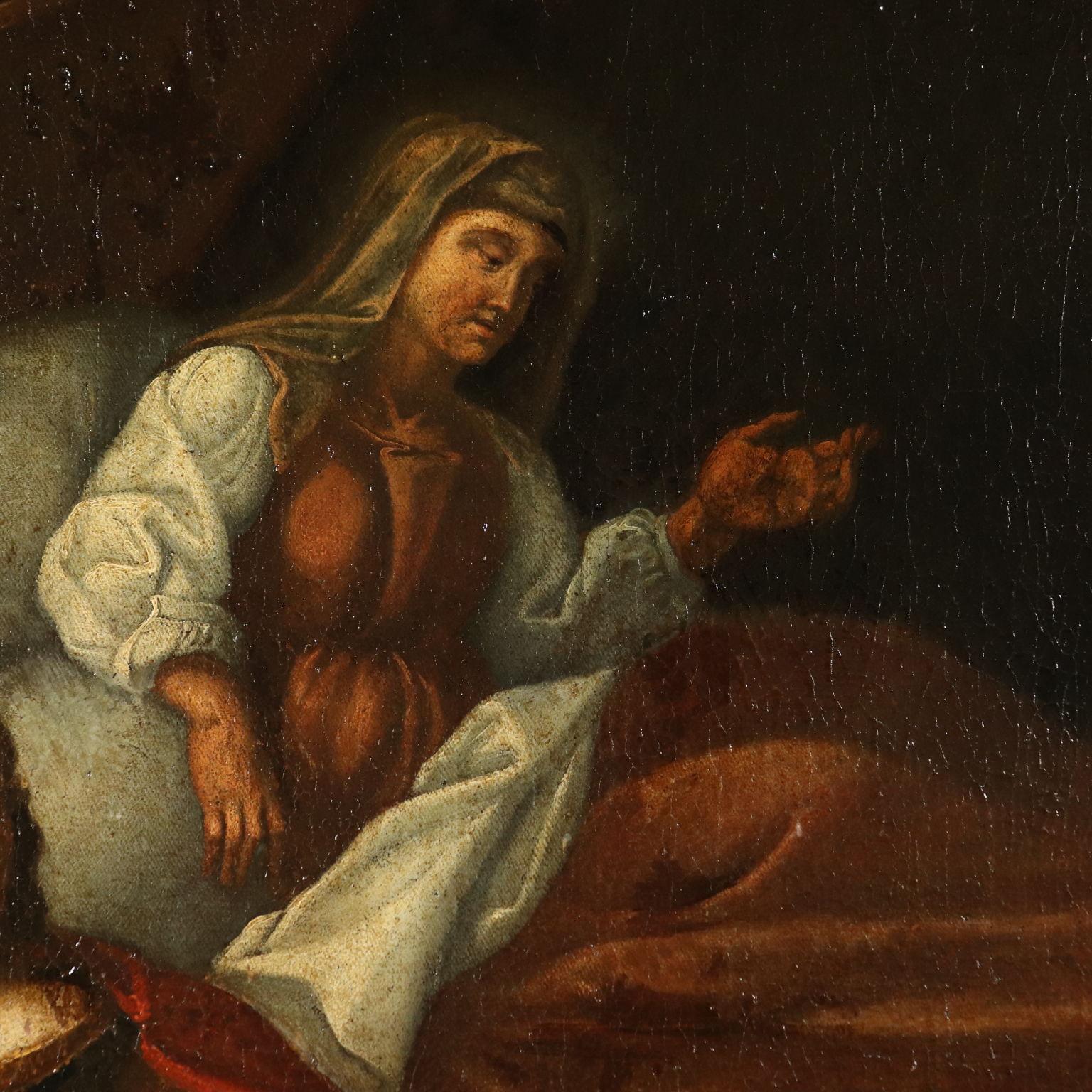 Nativity of Mary Oil Painting 17th Century 2