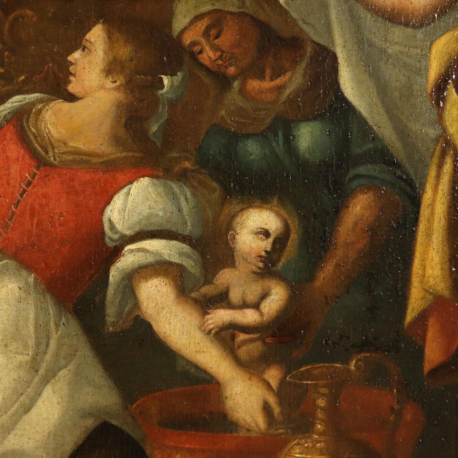 Nativity of Mary Oil Painting 17th Century 3