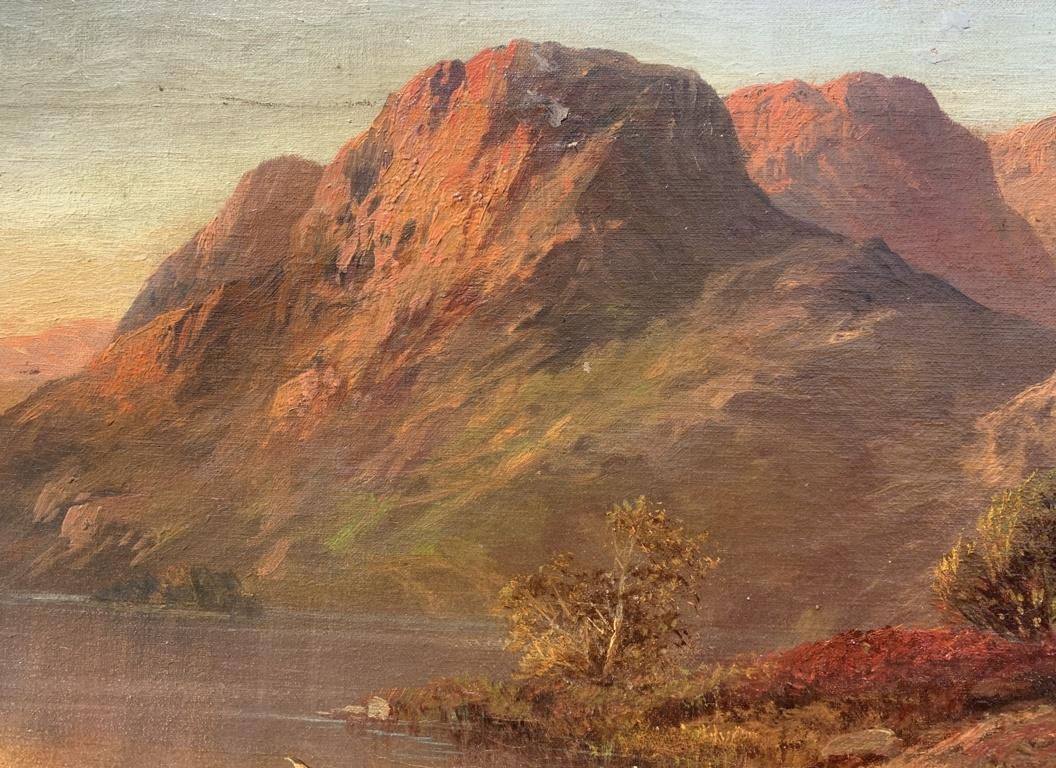 Pittore naturalista britannico - Pittura paesaggistica del XIX secolo - Bovini delle Highlands 1