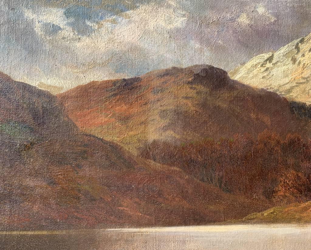 Pittore naturalista britannico - Pittura paesaggistica del XIX secolo - Bovini delle Highlands 2