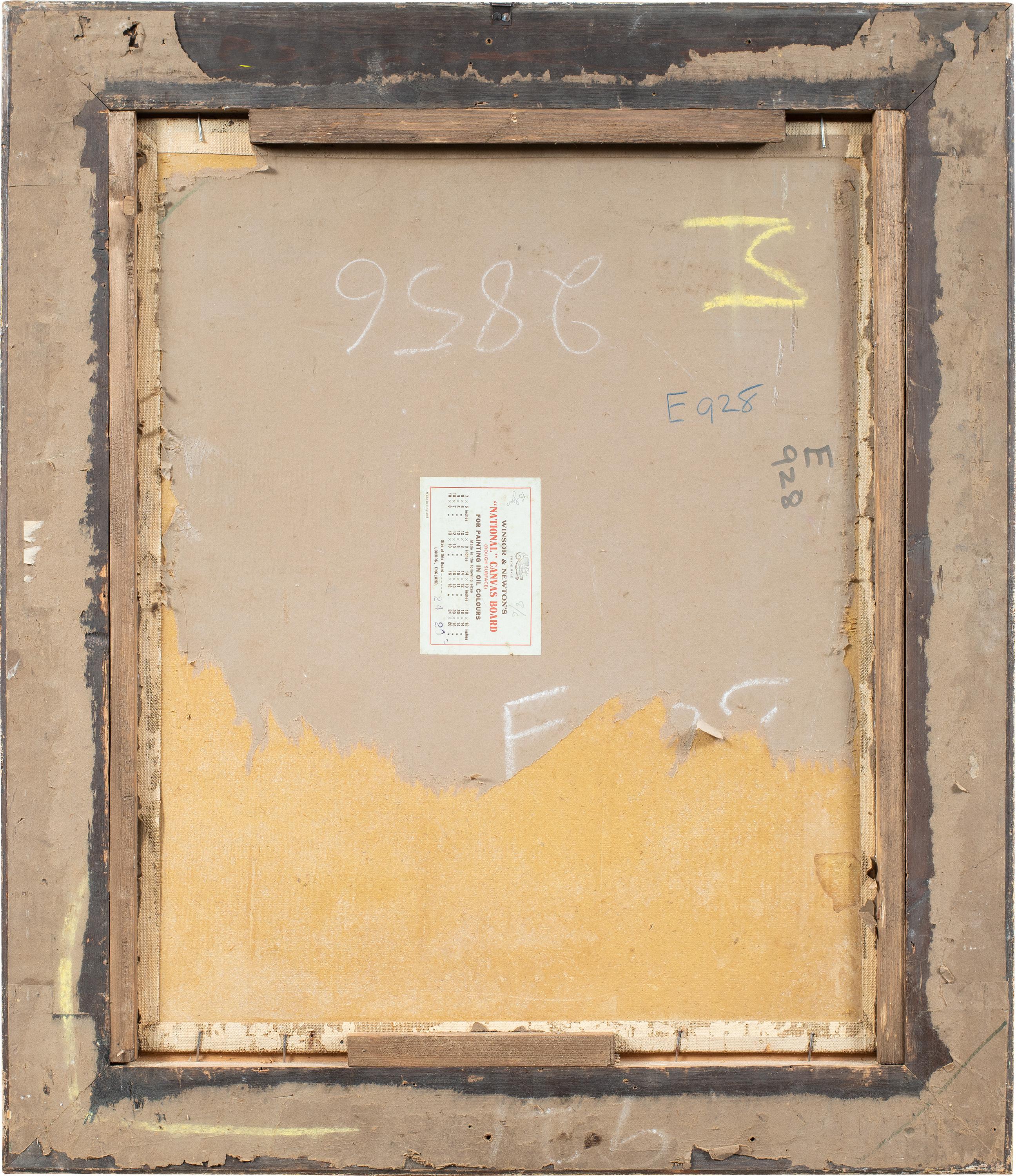 English painter (20th century) - Vase of flowers.

61 x 48 cm without frame, 76.5 x 66.5 cm with frame.

Antique oil painting on hardboard, in a carved and lacquered wooden frame.

- Work signed lower right: 