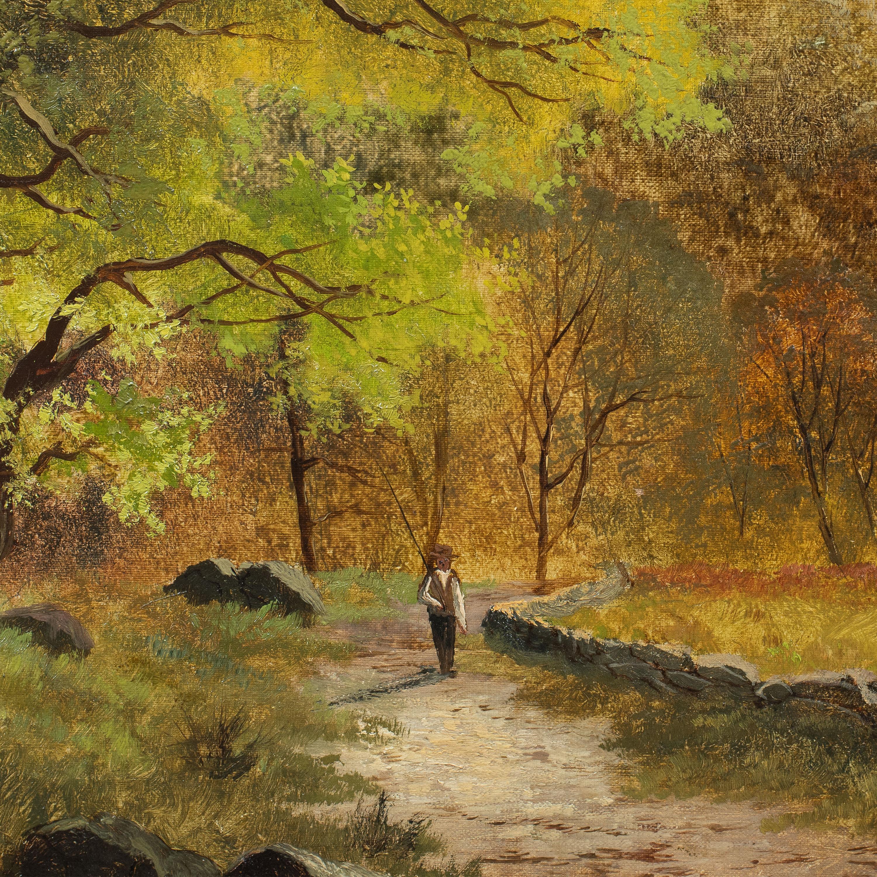 Pintor naturalista continental - Paisajismo continental del siglo XIX - Painting de Unknown