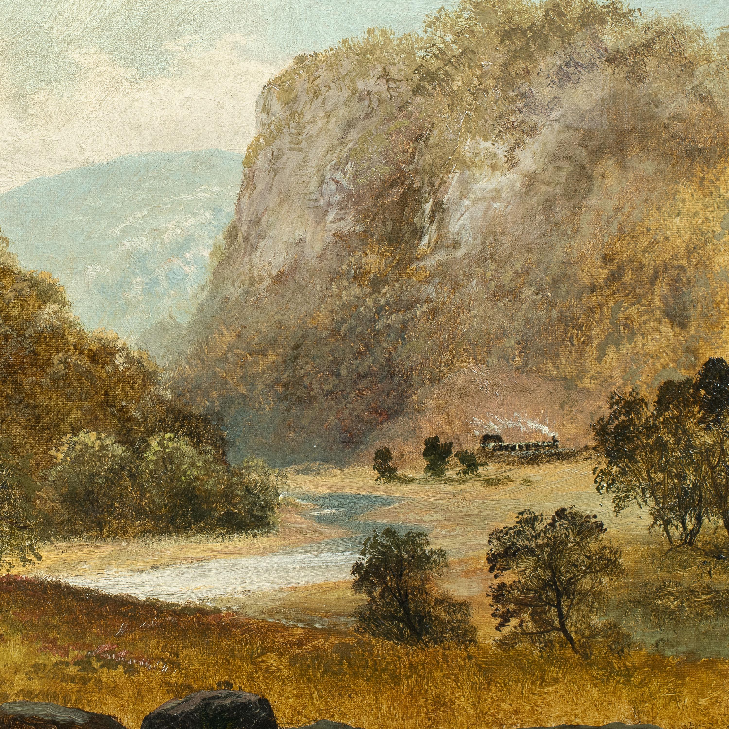Pintor naturalista continental - Paisajismo continental del siglo XIX - Painting Romántico de Unknown