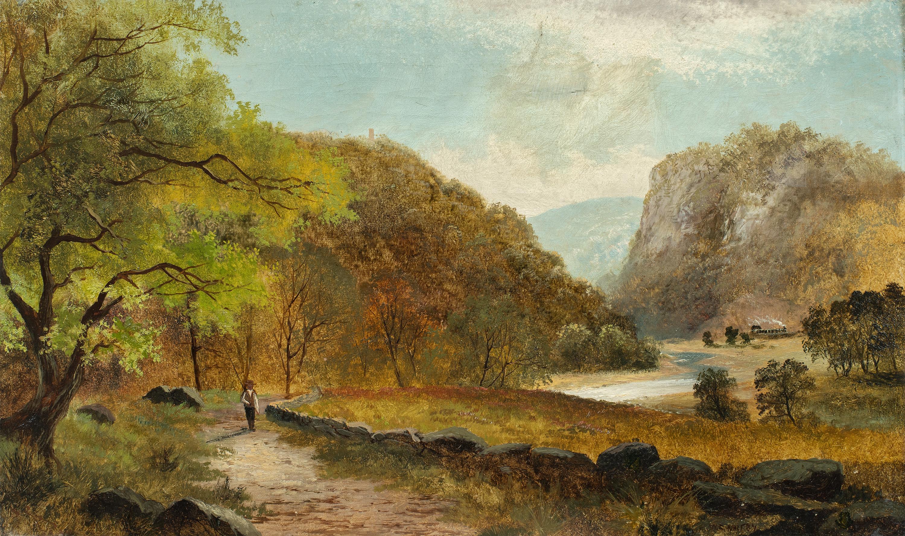 Landscape Painting de Unknown - Pintor naturalista continental - Paisajismo continental del siglo XIX