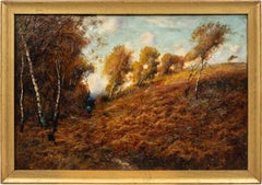 Naturalistic European painter - 19th century landscape painting - Forest