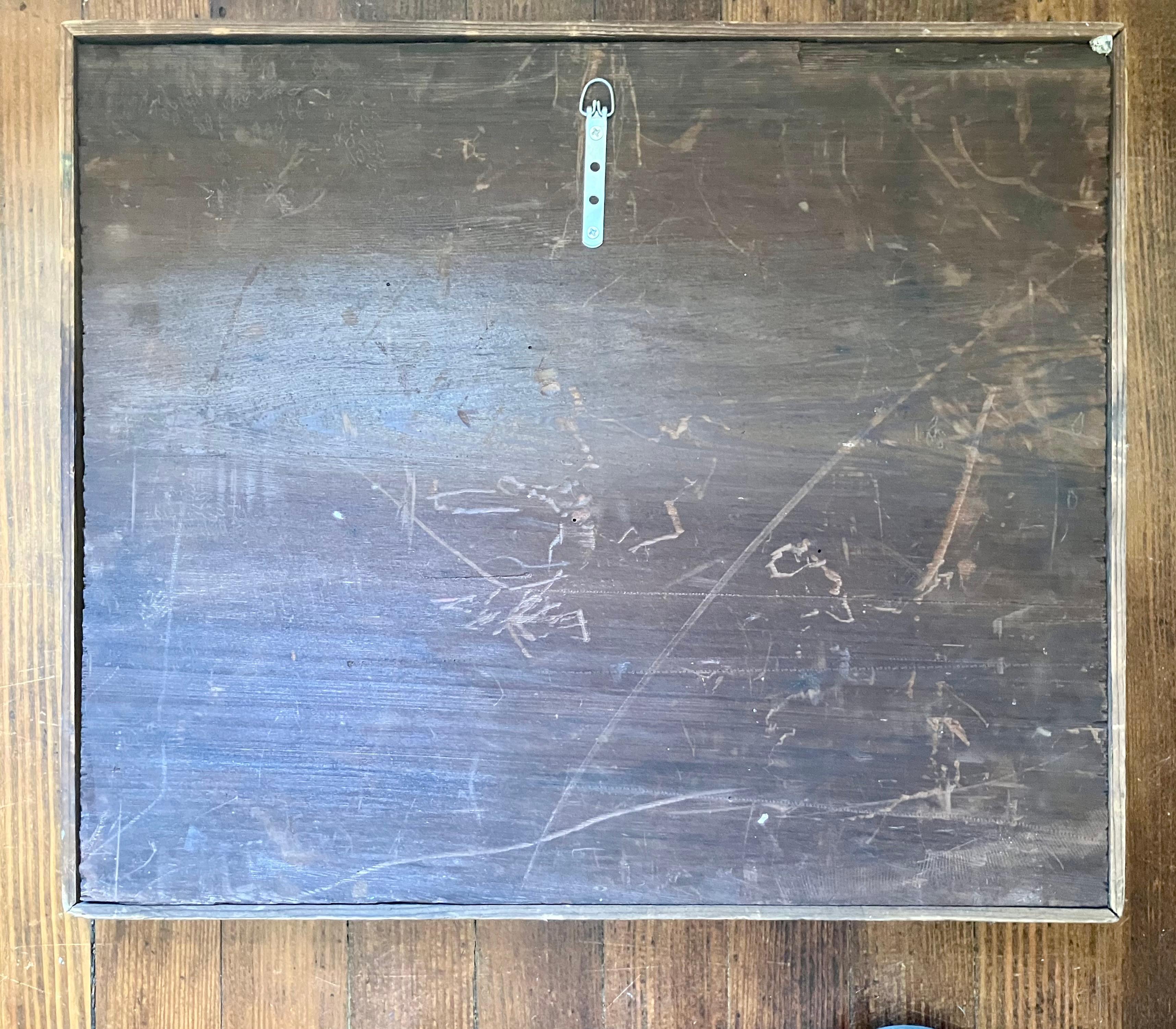Pittura nautica su legno di deriva 5